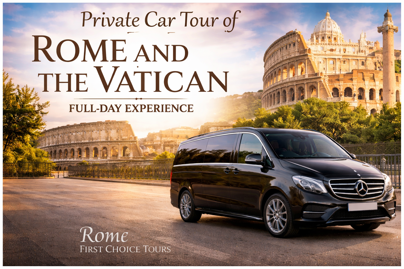 Private Car Tour of Rome and the Vatican: Full-Day Experience - Rome first choice tours
